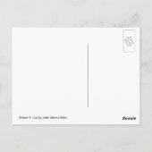 Carte Postale Robert E. Lee (Dos)