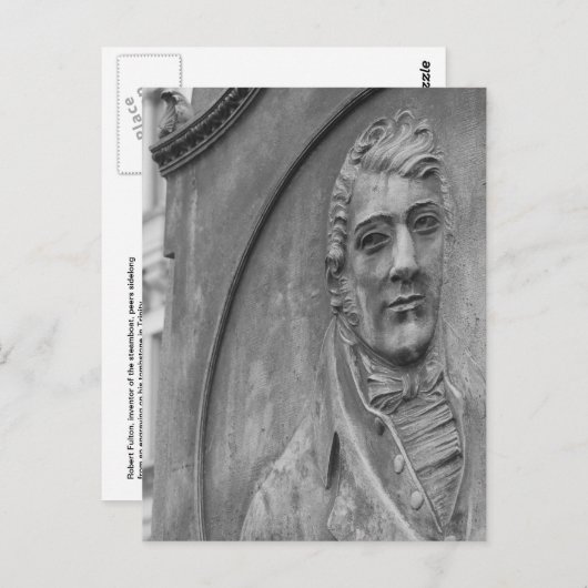 Carte Postale Robert Fulton (Devant / Derrière)