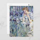 Carte Postale Robert Lewis Reid Fleur de Lis (Devant / Derrière)