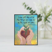 Carte postale : Robert Louis Stevenson Citation Pe (Debout devant)