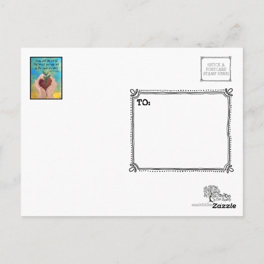 Carte postale : Robert Louis Stevenson Citation Pe (Dos)