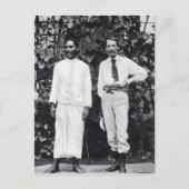 Carte Postale Robert Louis Stevenson et son ami (Devant)