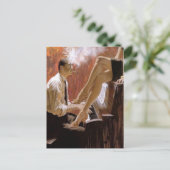 Carte Postale Robert McGinnis Me Meurtre Pour La Couverture De L (Debout devant)