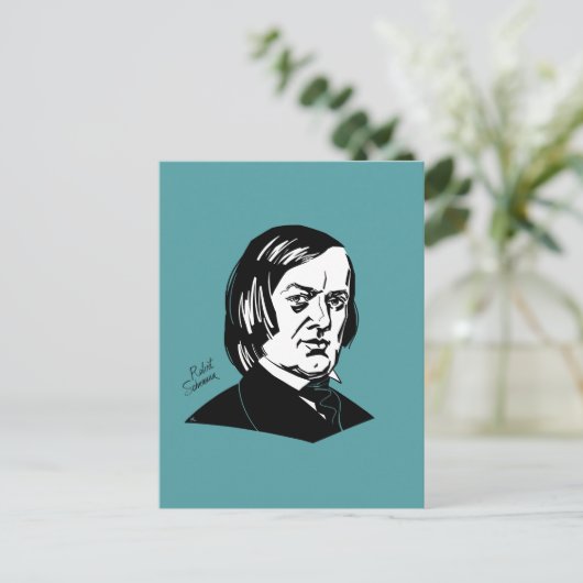 Carte Postale Robert Schumann (Debout devant)