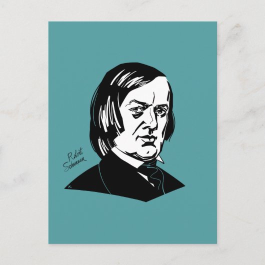 Carte Postale Robert Schumann (Devant)