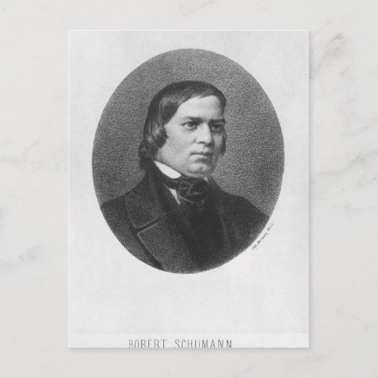 Carte Postale Robert Schumann, 1839 (Devant)