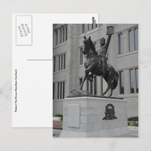 Carte Postale Robert The Bruce (Devant / Derrière)