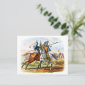 Carte Postale Robert the Bruce tue sir Henry Bohum (Debout devant)