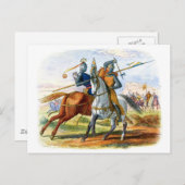 Carte Postale Robert the Bruce tue sir Henry Bohum (Devant / Derrière)