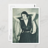 Carte Postale Roberta Arnold, Actrice, 1920 (Devant / Derrière)