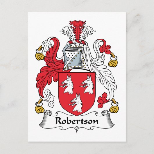 Carte Postale Robertson Family Crest (Devant)