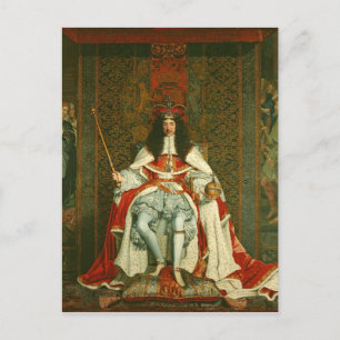 CARTE POSTALE ROBES DE CORONATION CHARLES II