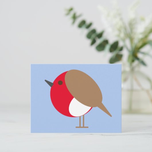 Carte postale Robin (Debout devant)