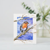 Carte Postale Robin 3 (Debout devant)