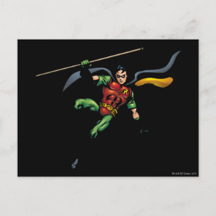 Carte Postale Robin avec le personnel