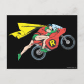 Carte Postale Robin & Cycle (Devant)