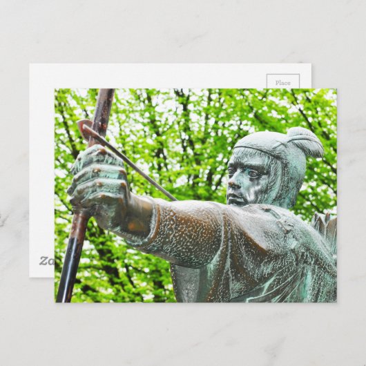 Carte Postale Robin des Bois (Devant / Derrière)
