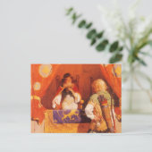 Carte Postale Robin des Bois et la Vierge de Marian par NC Wyeth (Debout devant)