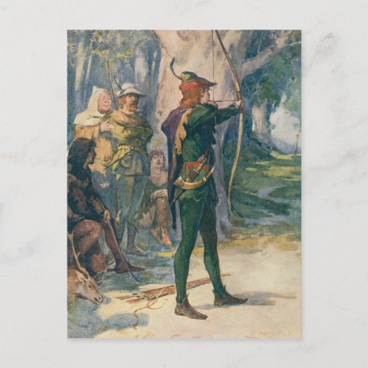 Carte Postale Robin Hood (Devant)