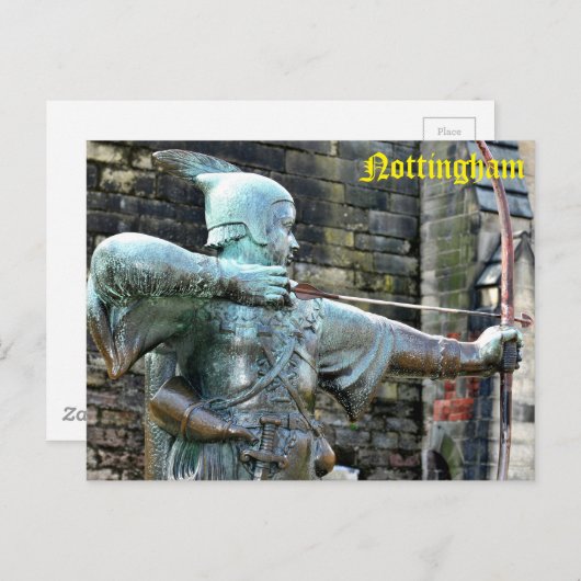 Carte Postale Robin Hood (Devant / Derrière)