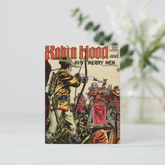 Carte Postale Robin Hood Comic Book (Debout devant)