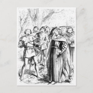 Carte Postale Robin Hood et le roi Richard I