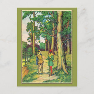 Carte Postale Robin Hood Et Little John