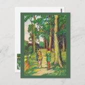 Carte Postale Robin Hood Et Little John (Devant / Derrière)