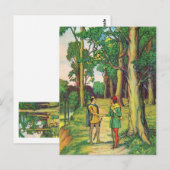 Carte Postale Robin Hood Et Little John (Devant / Derrière)