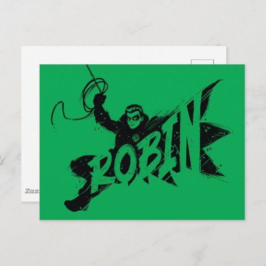 Carte Postale Robin Ink Nom de la brosse (Devant / Derrière)