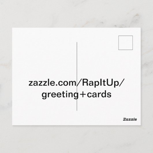 Carte Postale Robin japonais (Dos)