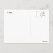 Carte Postale Robin prenant bain (Dos)