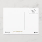 CARTE POSTALE ROBINS (Dos)