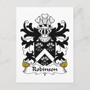 Carte Postale Robinson Family Crest