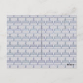 Carte Postale Robo Chat Anniversaire Feline Fun (Dos)