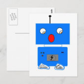 CARTE POSTALE ROBO EN CHOC (Devant / Derrière)