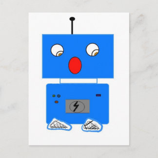 CARTE POSTALE ROBO EN CHOC