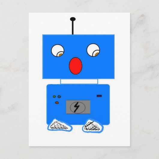 CARTE POSTALE ROBO EN CHOC (Devant)