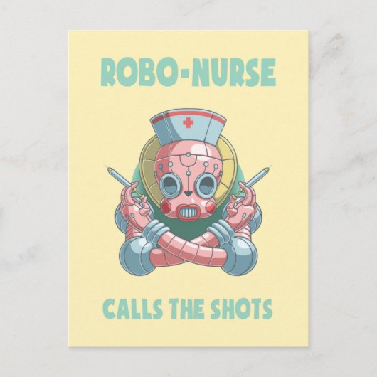 Carte Postale Robo-Nurse (Devant)
