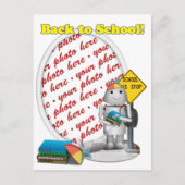 Carte Postale Robo-x9 Goes Back to School Photo Frame (Devant)