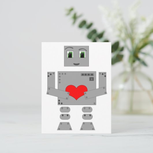 Carte Postale Robot (Debout devant)