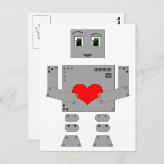 Carte Postale Robot (Devant / Derrière)