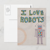 Carte Postale Robot (Devant / Derrière)