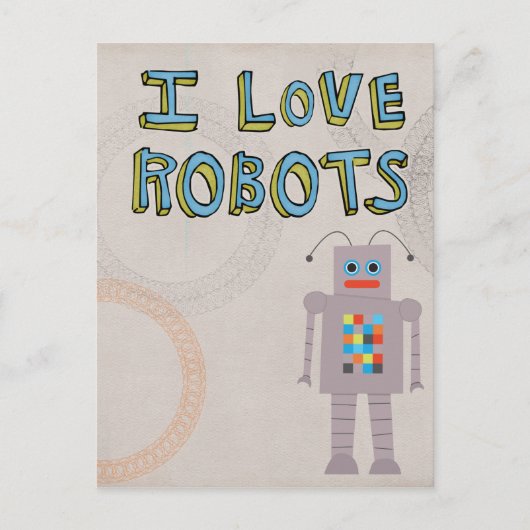 Carte Postale Robot (Devant)