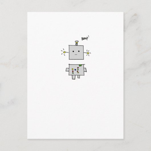 Carte postale - Robot (Devant)