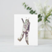 Carte Postale robot (Debout devant)