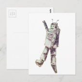 Carte Postale robot (Devant / Derrière)