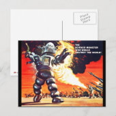 Carte Postale Robot (Devant / Derrière)
