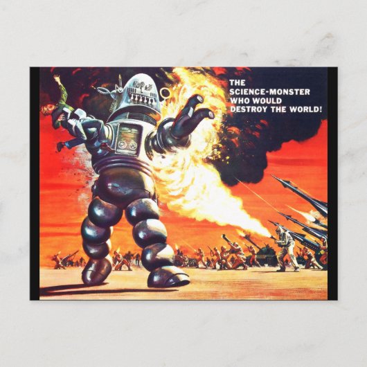 Carte Postale Robot (Devant)