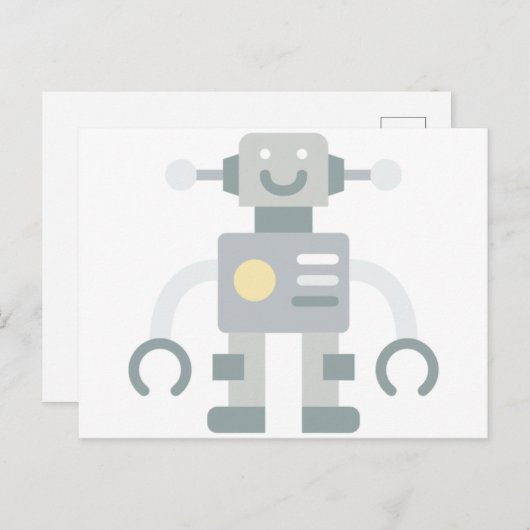 Carte Postale robot (Devant / Derrière)